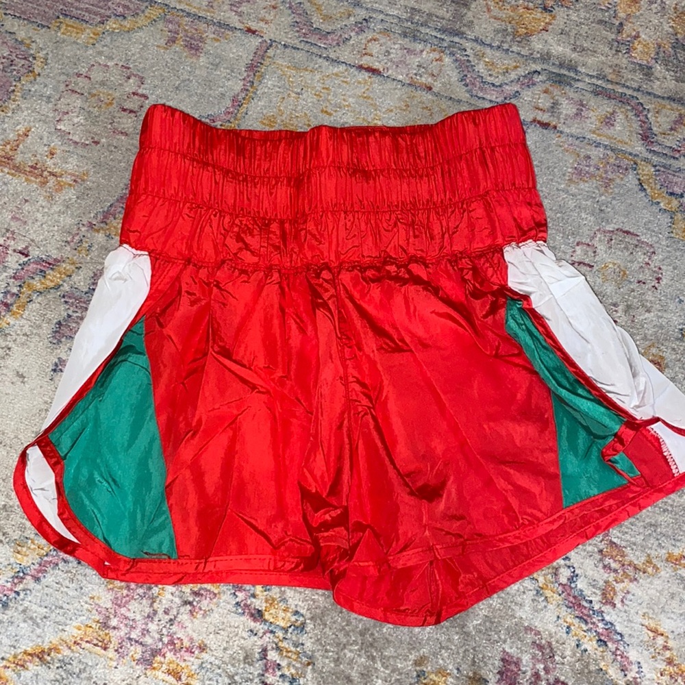 FP movement way home color block shorts